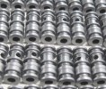 Aluminum cross-ported pressure couplings