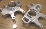 Billet-machined uprights to repalce cast components